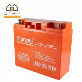 باتری سیلد اسید 12 ولت 18 آمپر موریسل Moricell